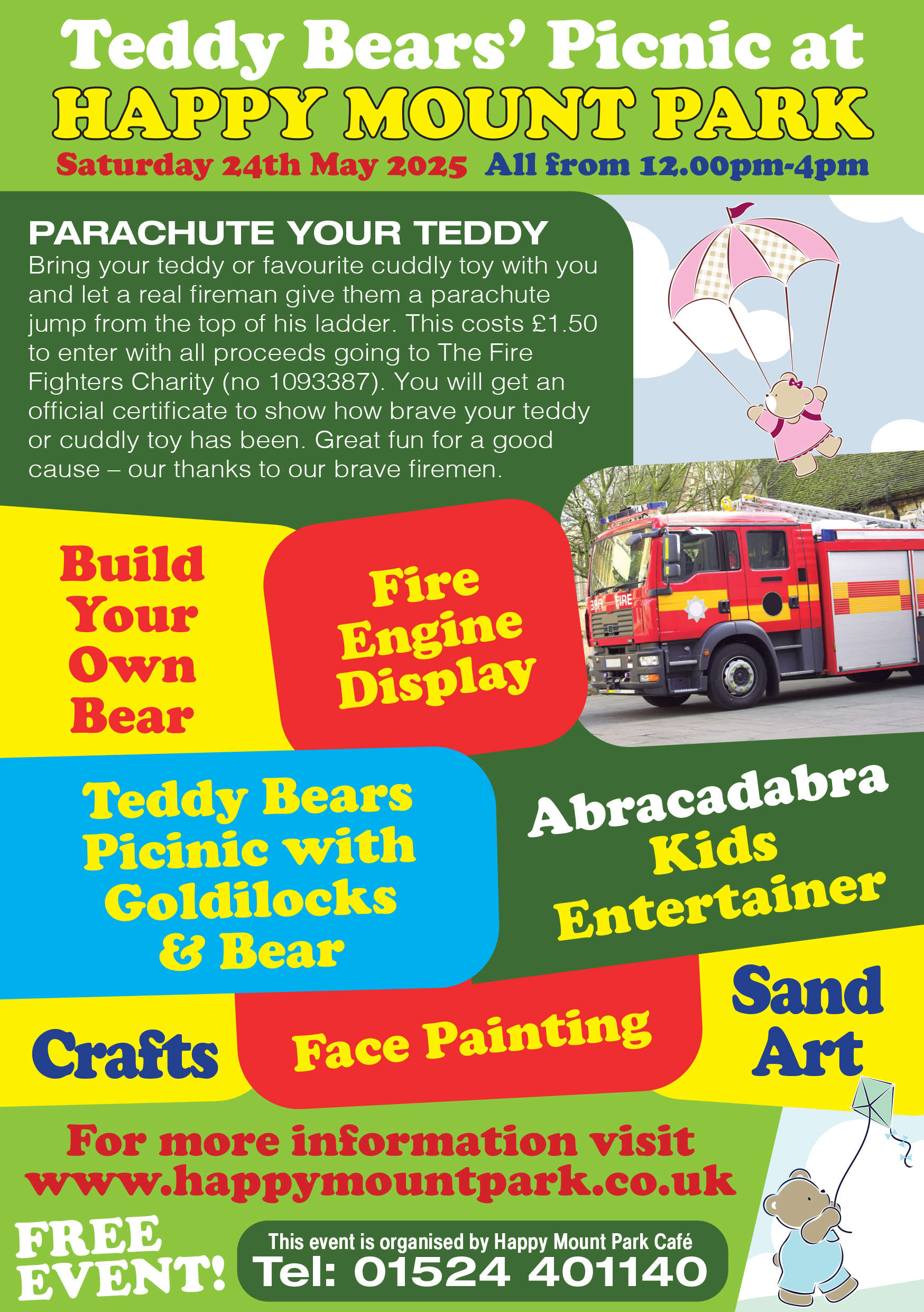Teddy Bears Picnic Event – Saturday 24th May, 12-4pm